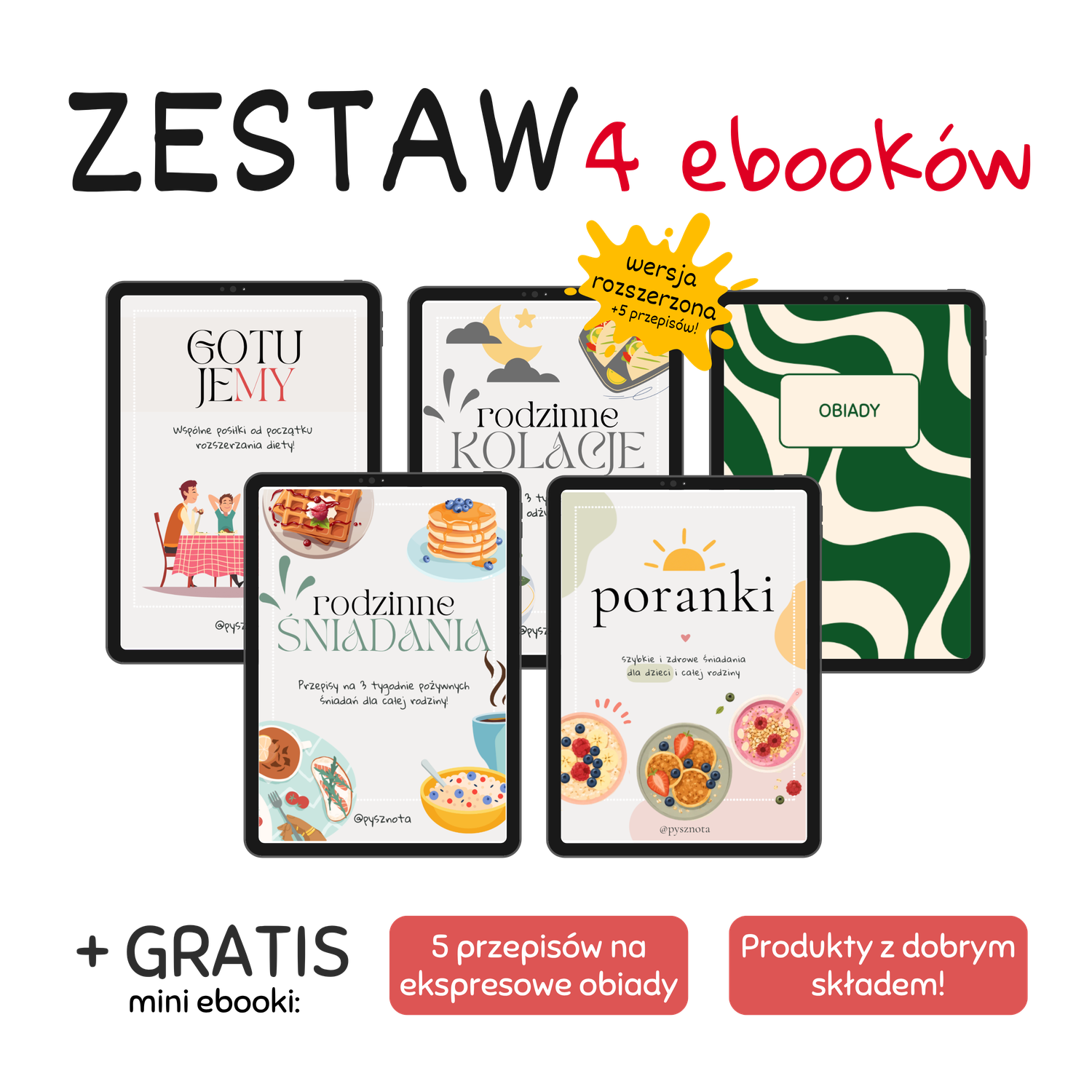 Zestaw 4 e-booków