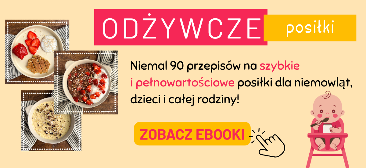 Bonus do e-booka: dodatkowy PDF z listą polecanych produktów. Kupując e-book GotuJEMY lub Rodzinne Kolacje otrzymasz praktyczny PDF z listą polecanych produktów, dzięki któremu nie musisz analizować składów podczas zakupów. Zobacz e-booki.