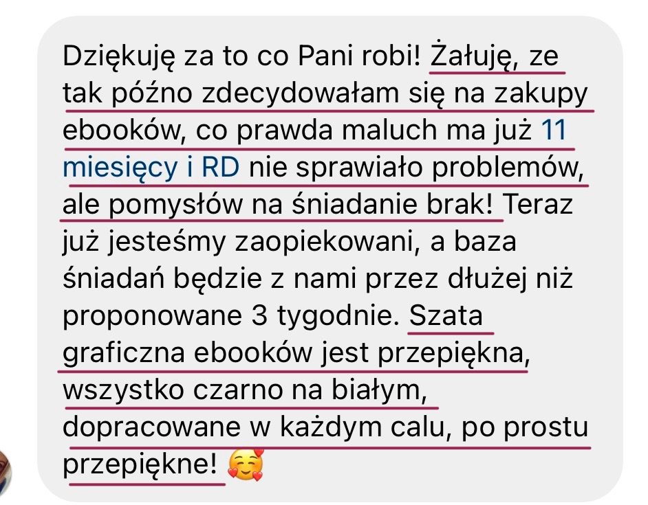 Opinia klientki