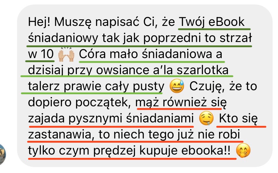 Opinia klientki