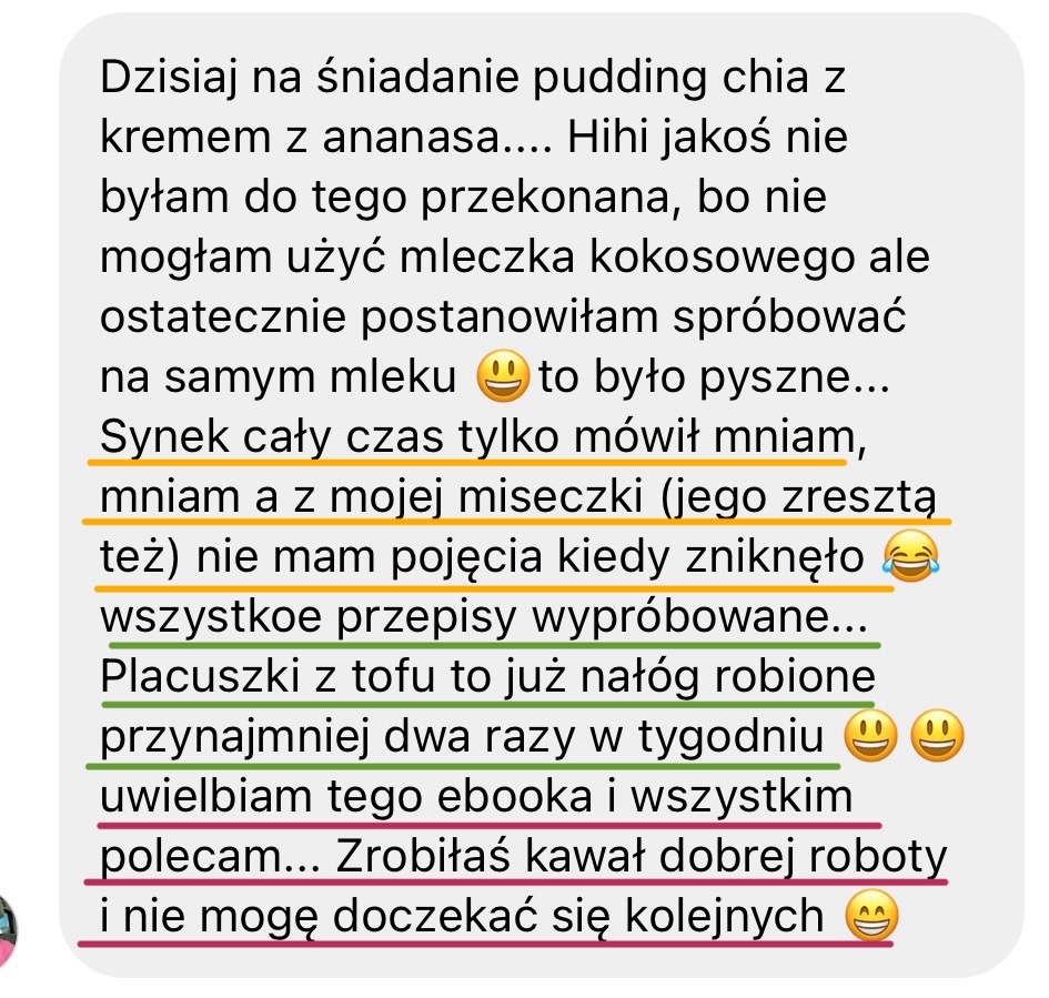 Opinia klientki