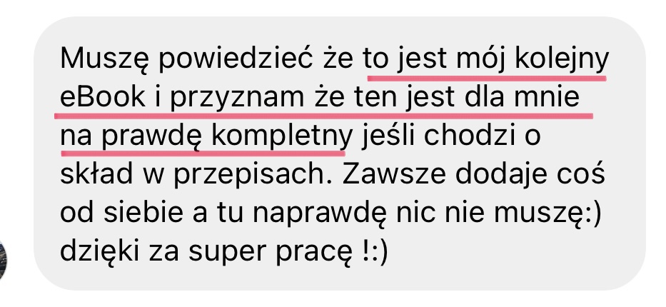 Opinia klientki